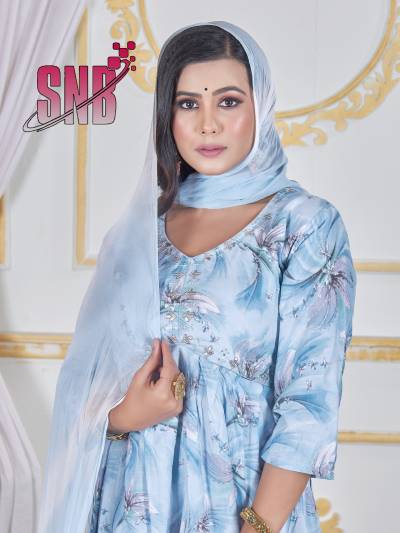 SHUBH VOL 3 BY SNB DESIGNER EMBROIDERY SALWAR SUIT WHOLESALER IN INDIA